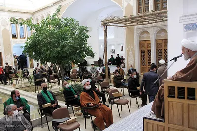مجلس سنتی عزاداری و روضه خوانی شهادت حضرت زهرا(س) در بیت شهید صدوقی در یزد‎‎
