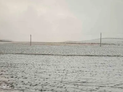 طبیعت برفی ارتفاعات و مناطق روستایی اهر