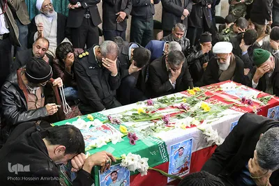 مراسم تشییع شهید هادی کاردیده در بیرجند