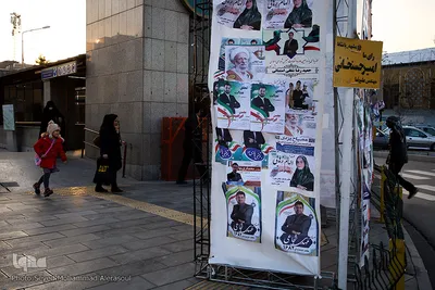 تبلیغات نامزدهای یازدهمین دوره انتخابات مجلس در مشهد
