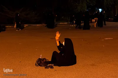 مراسم شب عاشورای حسینی (ع) در دانشگاه آزاد کرج