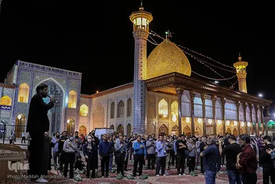 حرم شاهچراغ(ع) در سوگ جوادالائمه(ع)‎‎