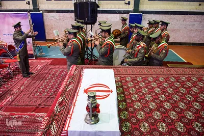 اولین سالگرد تدفین شهدای گمنام در دانشگاه پیام نور اهواز