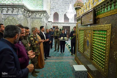 مراسم غبار روبی به مناسبت استقبال از ماه مبارک رمضان