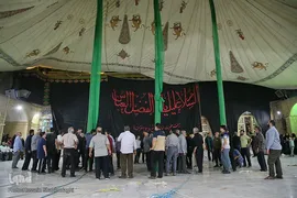 برپایی خیمه عزا در امامزاده موسی مبرقع(ع)
