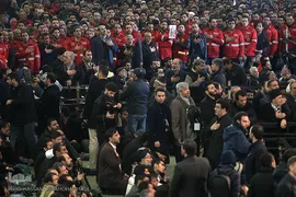 مراسم تشییع ۱۶آتش نشان شهید حادثه  پلاسکو