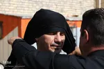 آیین «گل‌مالی» صبح عاشورا در فولادشهر اصفهان