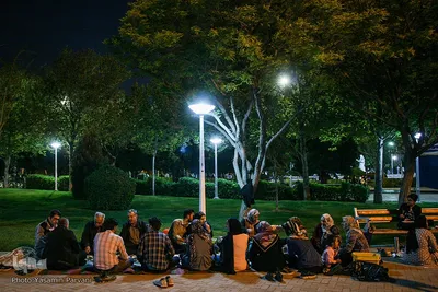 سفره های ساده افطار ـ پارک حجاب مشهد
