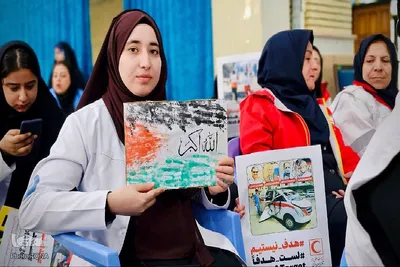 تجمع بزرگ مرهم برای غزه در آذربایجان غربی‎