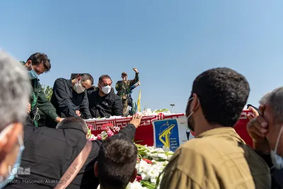 تشییع پیکر "شهید سید احمد قریشی" در کرج