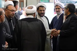 مراسم ترحیم همسر مرجع عالیقدر حضرت آیت الله غروی علیاری