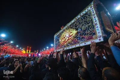 مراسم عزاداری سالروز شهادت امام علی (ع) در حرم امام حسین (ع)