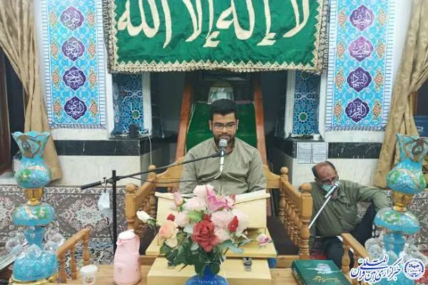برپایی مراسم جزءخوانی قرآن در مسجد شیخ‌ سعدون بوشهر+ عکس