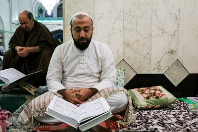 مراسم معنوی اعمال ام داود در حرم عبدالعظیم الحسنی(ع)