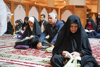 قرائت دعای کمیل به‌مناسبت ایام فاطمیه و چهلم شهدای بیمارستان المعمدانی غزه