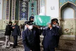 تشییع پیکر شهید حجت الاسلام محمد اصلانی در حرم مطهر رضوی
