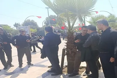 راه پیمایی جاماندگان اربعین حسینی در بابلسر