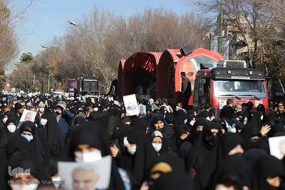 تشییع شهدای تازه تفحص شده دفاع مقدس - اصفهان