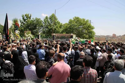 تشییع و تدفین پیکر مطهر استوار دوم شهید "مهدی برزگر" در اهر