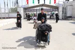 زائران و موکب‌داران در پایانه مرزی چذابه