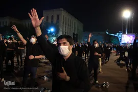 مراسم عزاداری شب چهارم محرم در هیئت میثاق با شهدا در دانشگاه افسری امام علی(ع) تهران