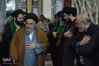 مراسم چهلمین روز ارتحال آیت الله هاشمی شاهرودی در قم