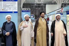 ورود نمایندگان دفاتر آیات و مراجع عظام تقلید به مدینه