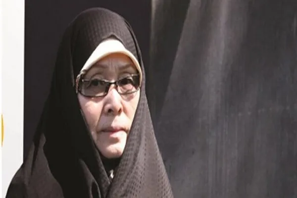وداع با پیکر مادر شهید ژاپنی دفاع مقدس در معراج‌الشهدا