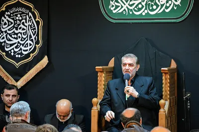 مراسم عزاداری شهادت حضرت فاطمه (س) در بیت امام جمعه تبریز