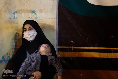 عزاداری شب هفتم محرم در امامزاده سید حمزه تبریز