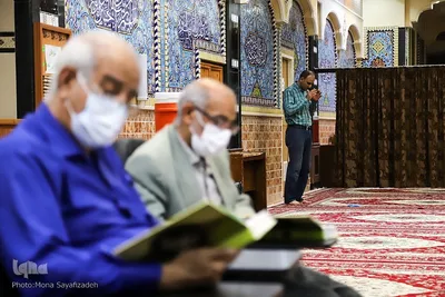 جزءخوانی قرآن در حسینیه امام رضا(ع) اهواز