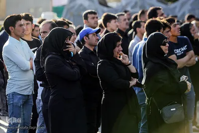 مراسم خیمه سوزان در میدان امام حسین (ع)