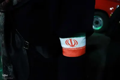 نمایش پهپاد شاهد ۱۳۶ در اجتماع شبانه تبریزی‌ها