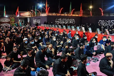 عزاداری در کهف الشهدا