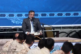 محفل انس با قرآن کاروان قرآنی انقلاب در منطقه سوم نبوت نیروی دریایی ارتش جمهوری اسلامی ایران