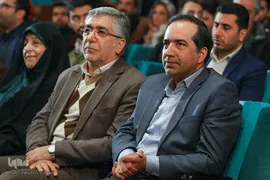 حسین انتظامی، رئیس سازمان سینمایی،‌ حمیدرضا طیبی، رئیس جهاددانشگاهی