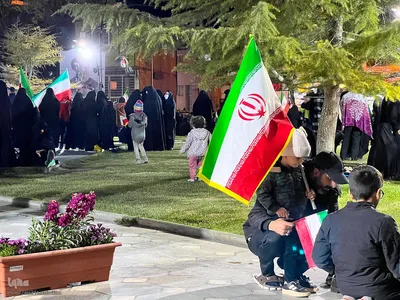 اجتماع حماسی مردم گلپایگان در دفاع از وطن