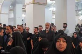 مراسم خاک سپاری خادم‌القرآن عبدالرسول عبایی