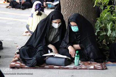 مراسم معنوی دعای عرفه در اهر