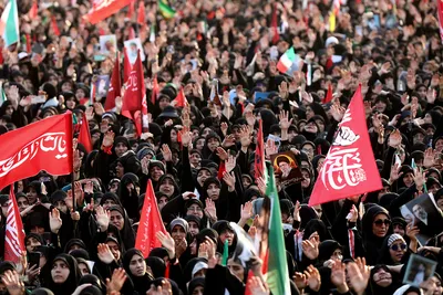 تشییع رهبر شهید در قم 