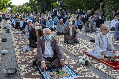 اقامه نماز عید فطر در قزوین‎