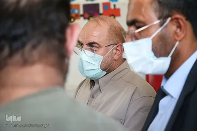 بازدید قالیباف از اردوی جهادی شهید کاظمی آشتیانی