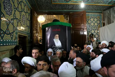 تشییع پیکر «آیت الله حسینی شاهرودی»