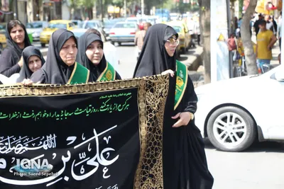 دسته عزاداری روز شهادت امام رضا(ع) در ملایر