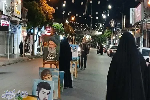 شب‌های وفاداری در بابلسر؛ شکوه اجتماع مردمی در میدان شهدا و بیعت با رهبری