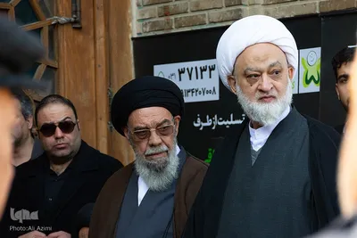 مراسم ترحیم آیت‌الله مستجابی در اصفهان