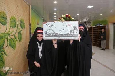 میزبانی دارالقرآن الکریم اصفهان از پیکر شهید گمنام