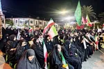 یکصد و سومین شب وفاداری مردم  در  حماسه میدان شهدای شهرستان بابلسر‌