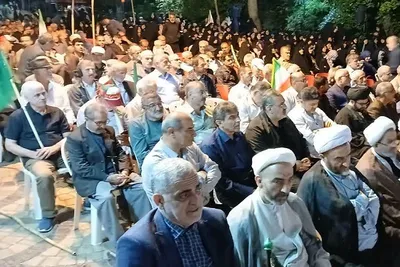 یادواره شهدای روستای شرامتان در هشتاد و پنجمین اجتماع بزرگ مردمی رودبست