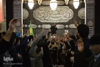 یه گزارش از مراسم عزاداری سالروز  شهادت حضرت معصومه(س)